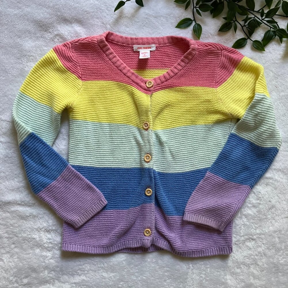 FREE w Purchase | 3T Joe Fresh Striped Cotton Cardigan